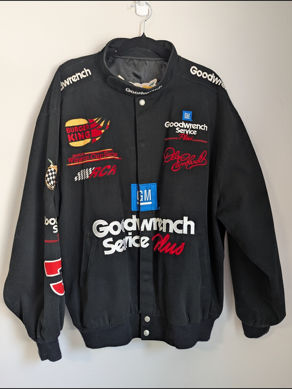 Goodwrench Service Plus Black Men's Racing Jacket